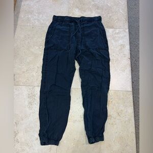 Sanctuary Black Cargo Pants with Elastic Cuffs